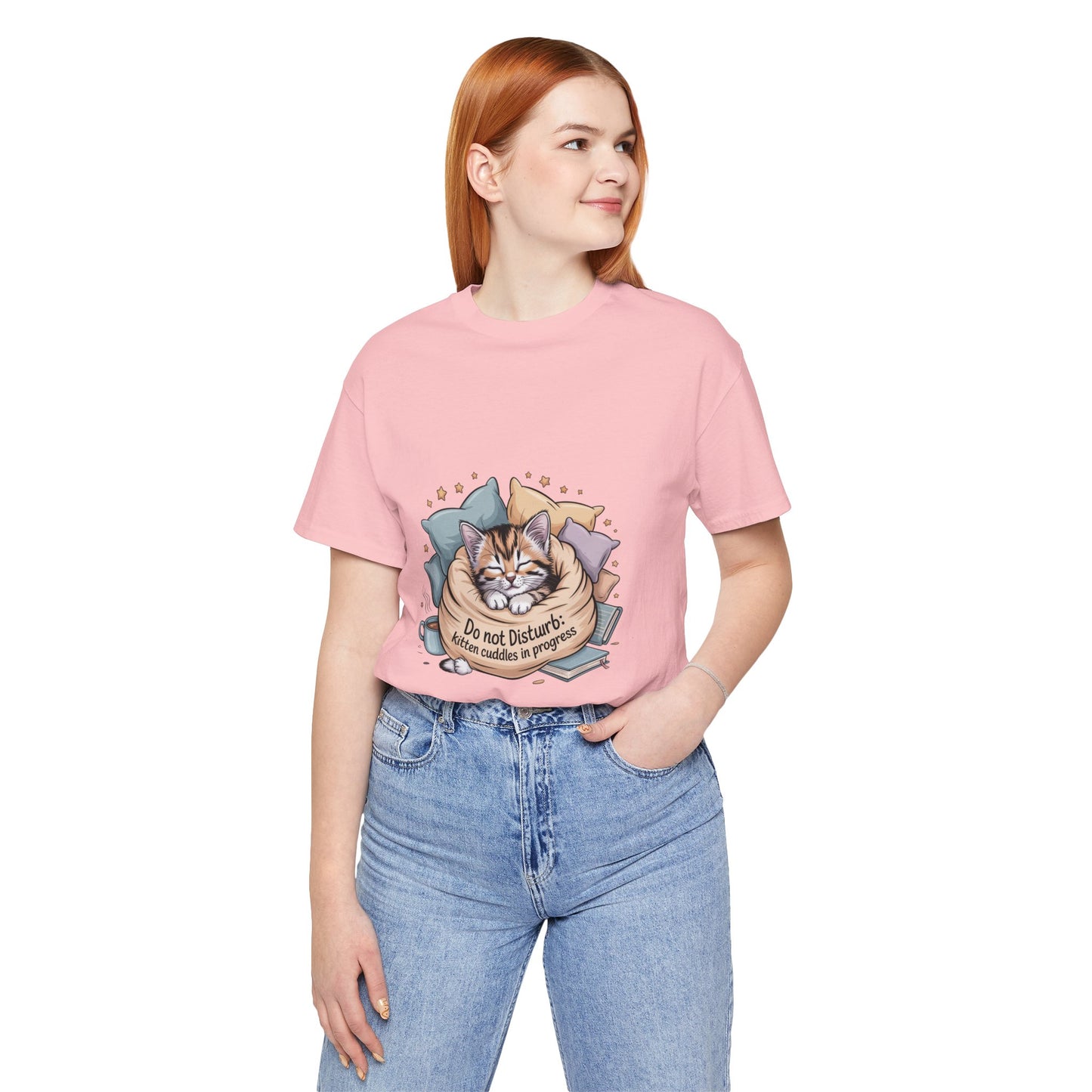 Cat Nap T-Shirt — "Do Not Disturb: Kitten Cuddles in Progress"