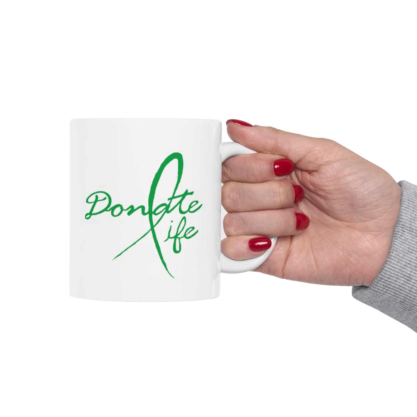 Donate Life Ceramic Mug 11oz