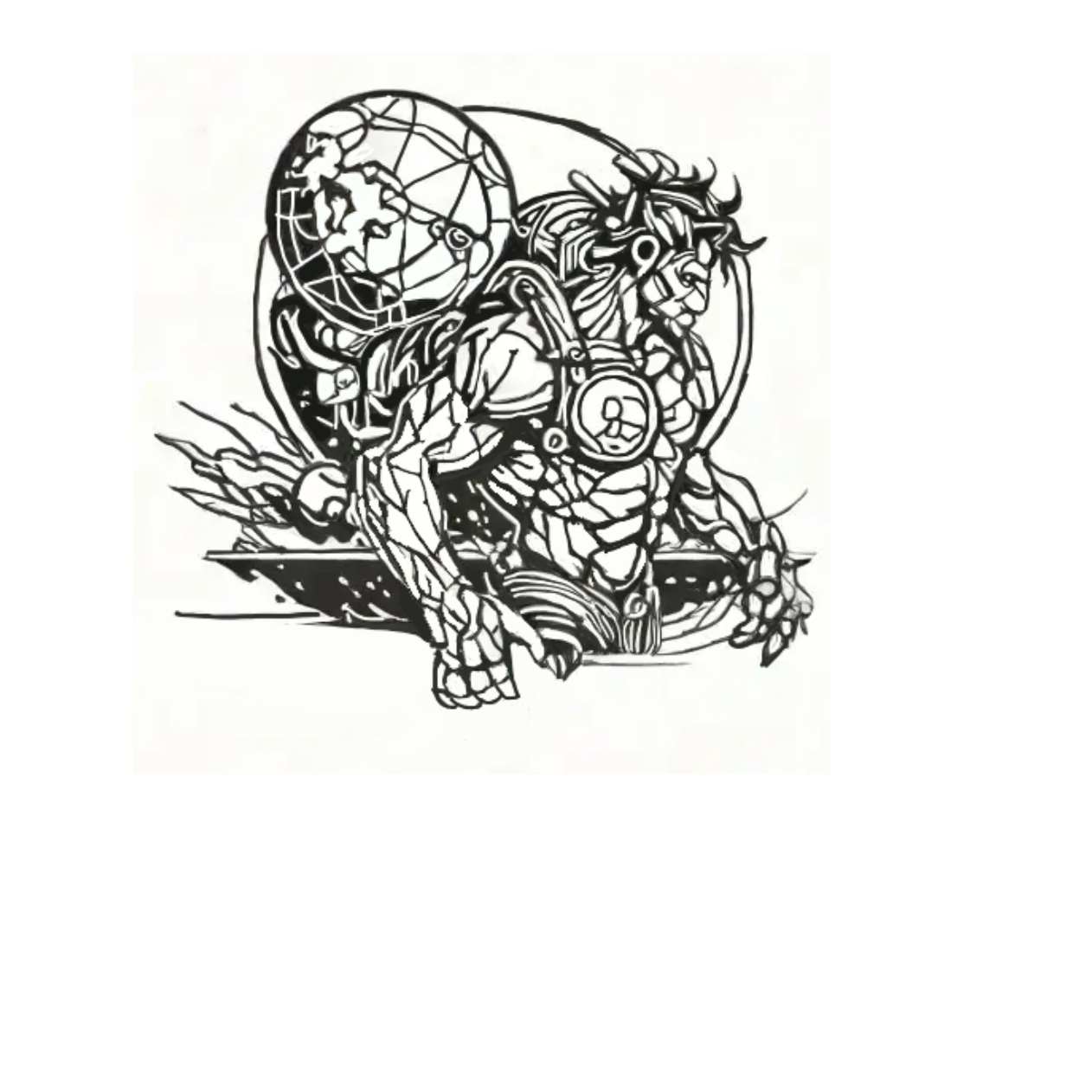 Atlas Greek Titan Car/Wall Decal | USAVinyls