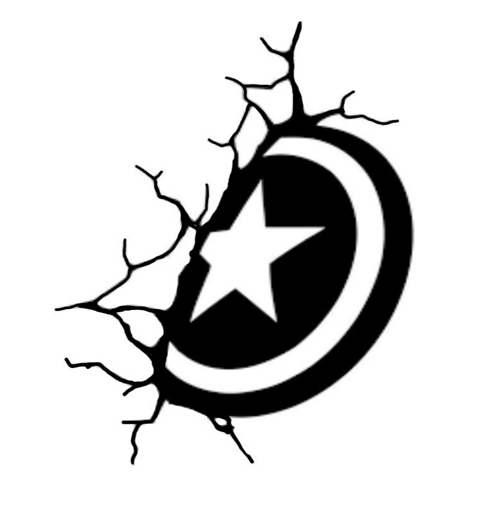 Captain America Shield Decal