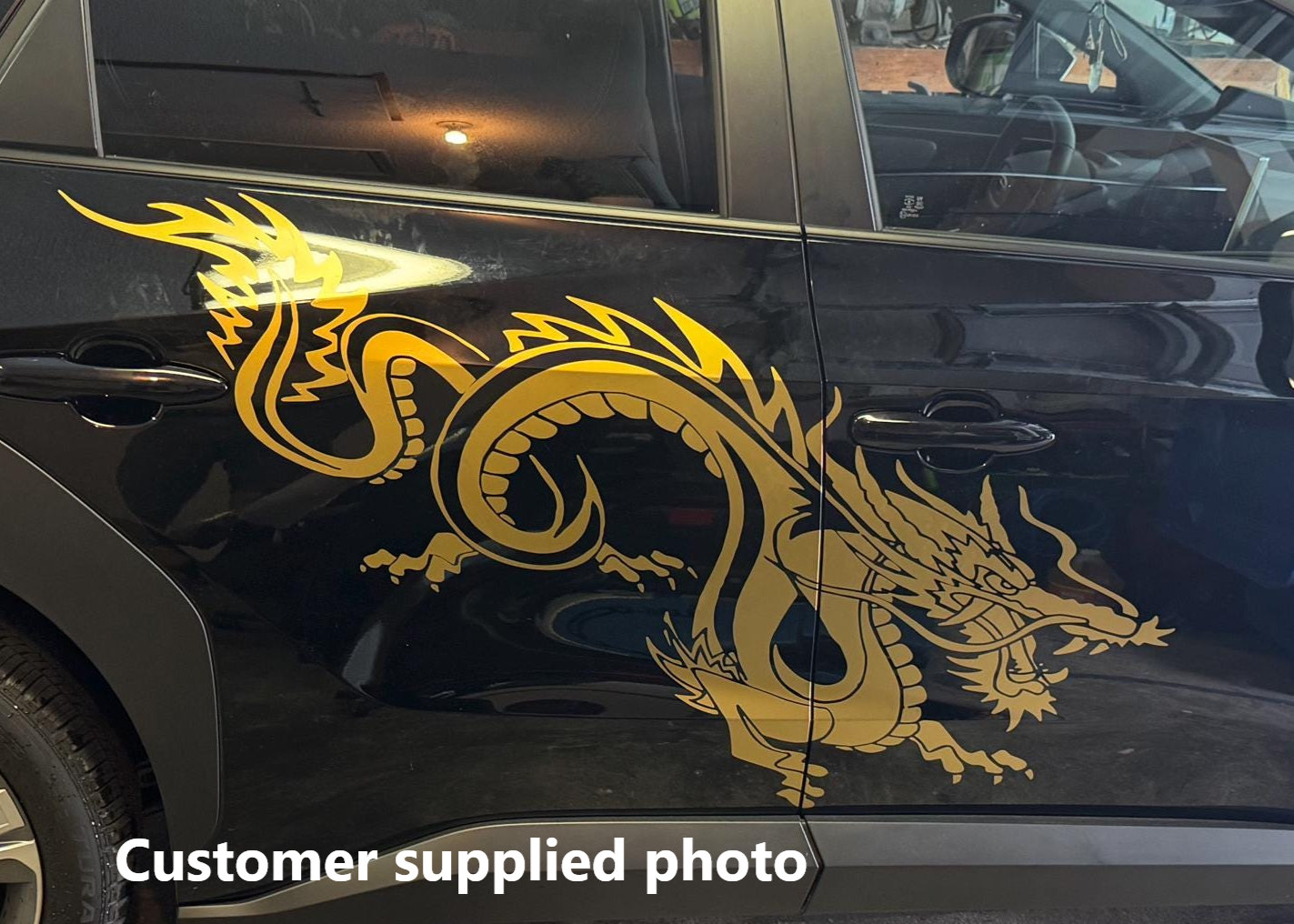 Dragon Auto Accent Decal Large