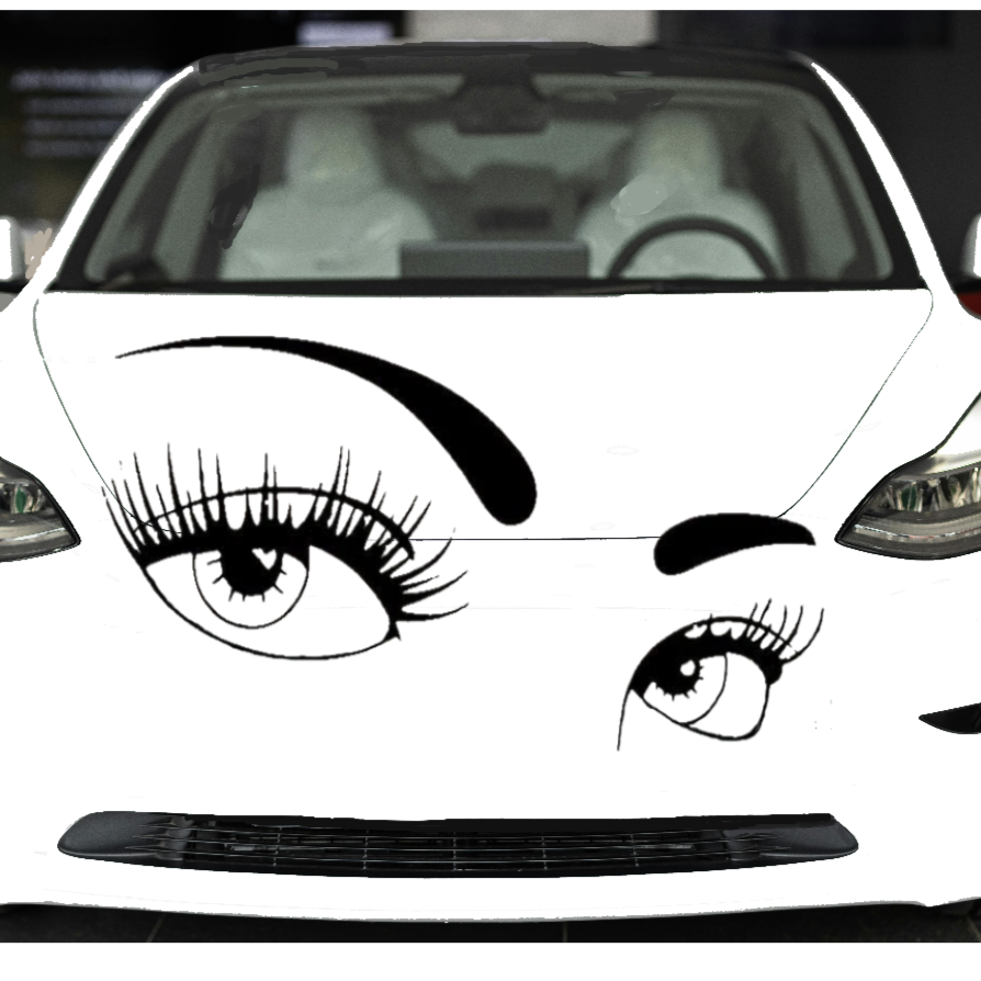 Glam Eyes, Sexy Eyes Decal