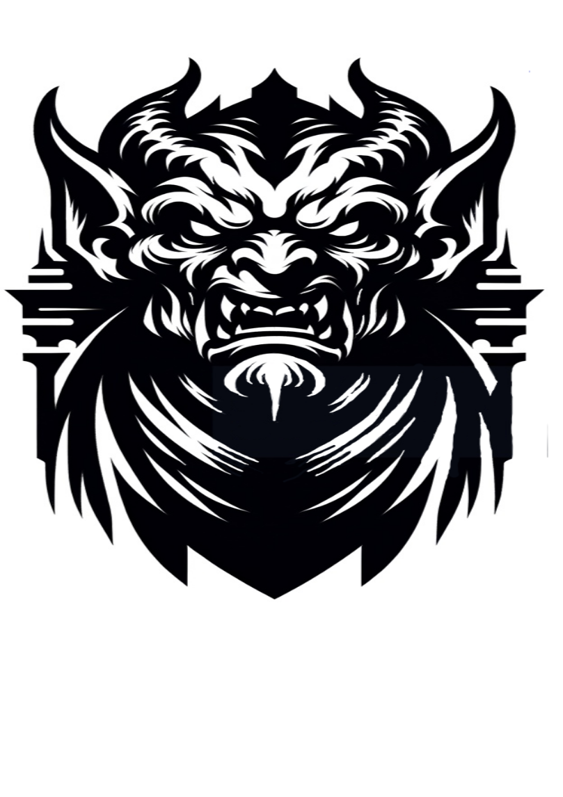 Gargoyle-Oni Car/Wall Vinyl Decal – Evil Gargoyle | USAVinyls