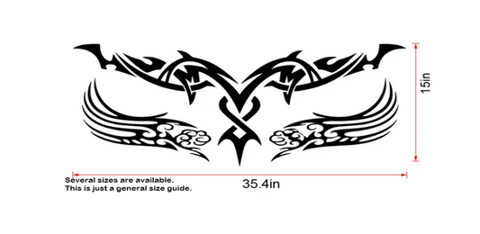 Hood Decal, Fire Totem Decal