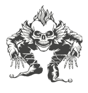 Skull Evil Jester Car/Wall Vinyl Decal | USAVinyls