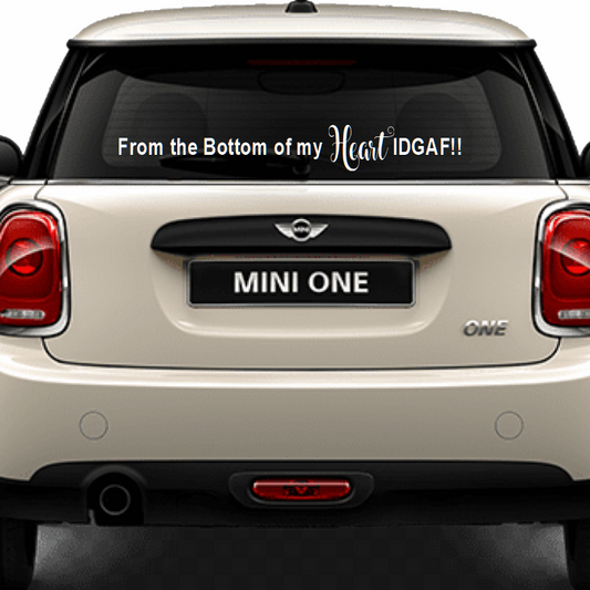 IGAF decal on car