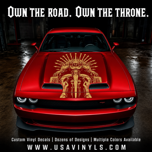 Mandalorian–Inspired Warrior Car/Wall Vinyl Decal | USAVinyls