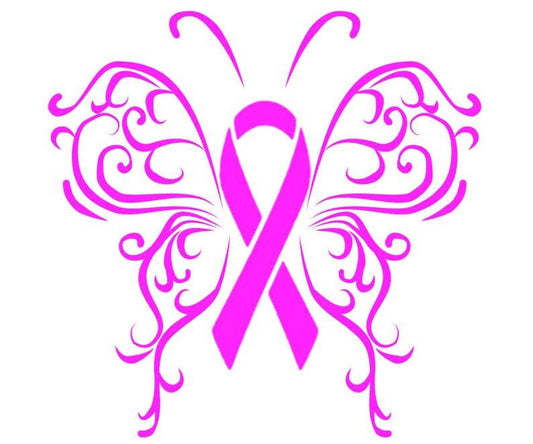 Breast Cancer Decal, Pink Ribbon Decal Vinyl Decal, Fight Breast Cancer, Breast Cancer Awareness, Faith Hope Strength Decal, USAVinyls