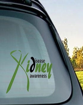 Kidney Disease Awareness, Organ Donation, Donate Life Decal, Donate Kidney, Living Donor Decal, Recycle Yourself,Organ Donor, Transplant