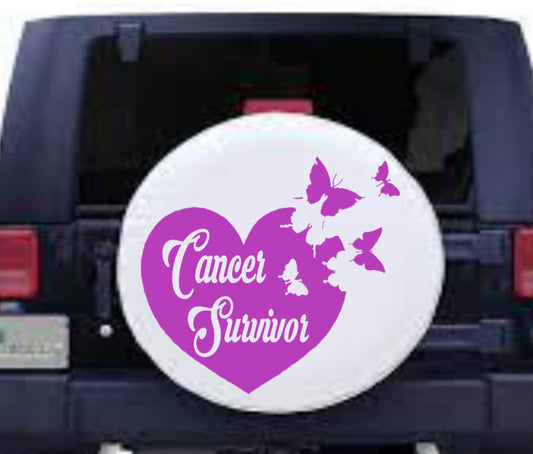 Cancer Survivor, Cancer Warrior, Cancer Sticker, Cancer Awareness Decal, I Beat Cancer, Breast Cancer Warrior, USAVinyls