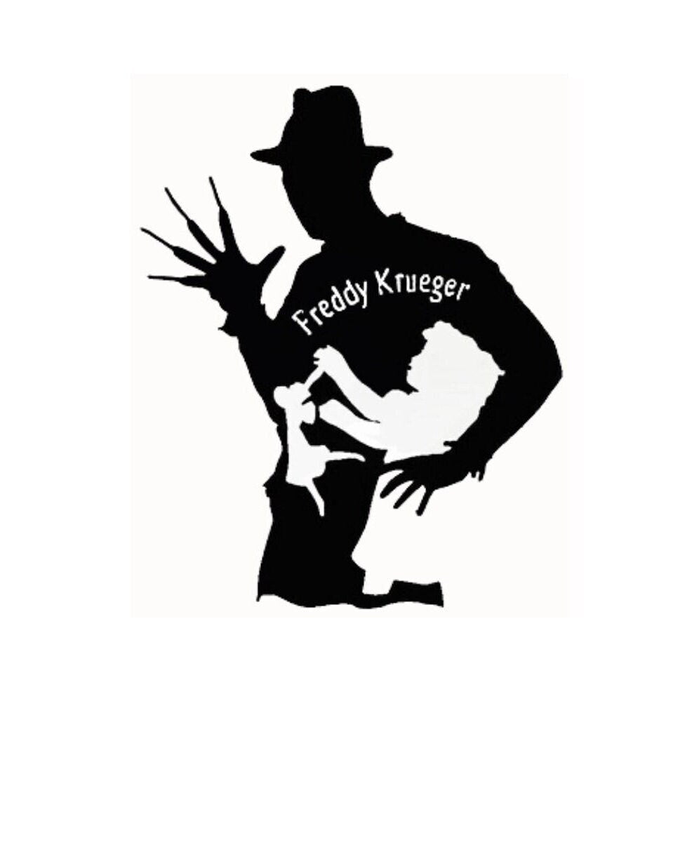 Freddy Krueger Decal, Freddy Krueger Auto Graphic, Freddy Krueger Hood Sticker, Freddy Krueger Hood Decal, Freddy Sticker, Freddy Decal