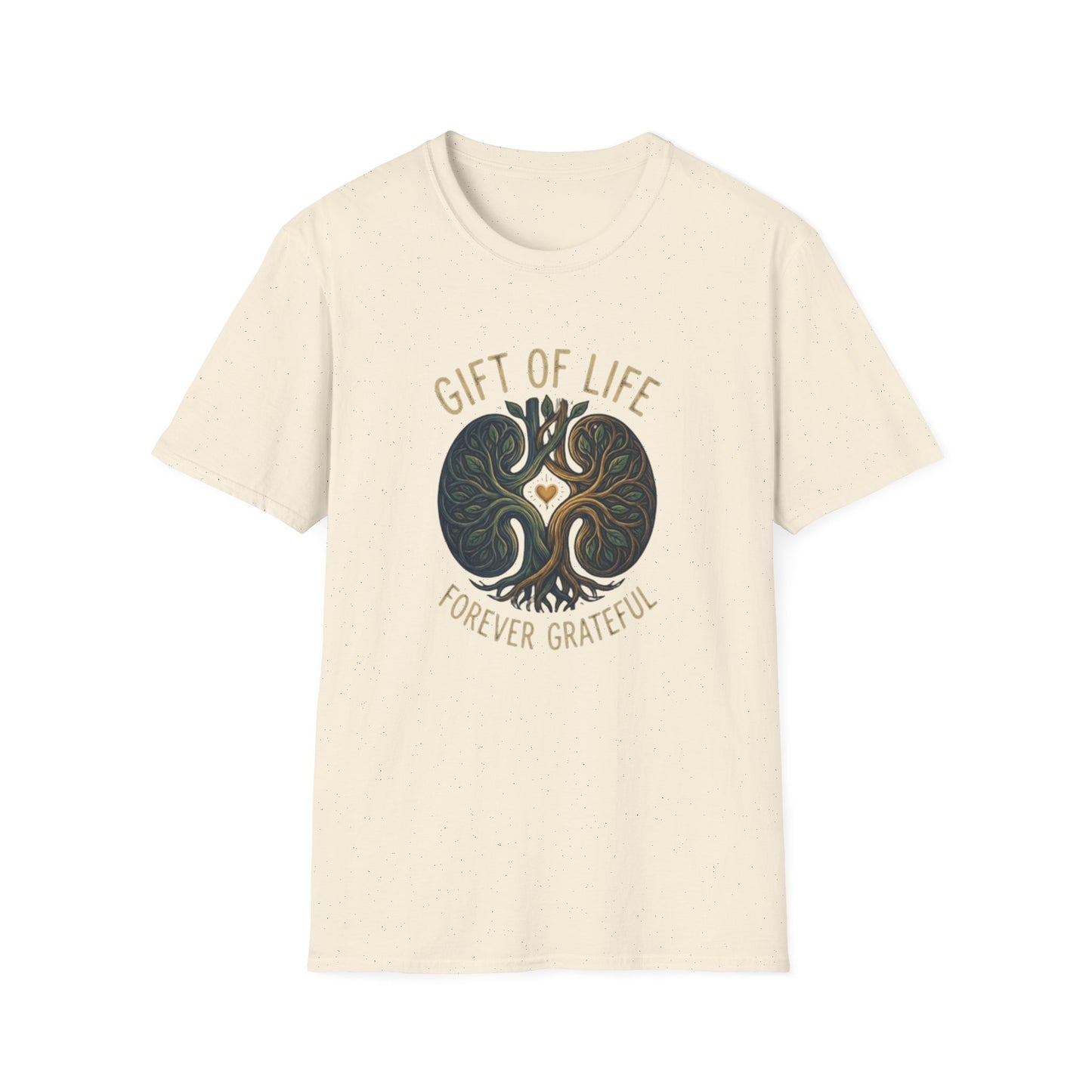 Gift of Life Tree Circle T-Shirt | Forever Grateful design