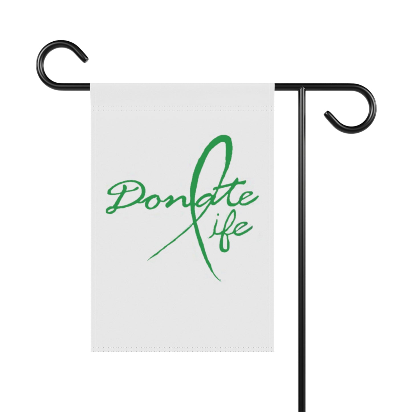 Donate Life garden flag | House banner, green awareness ribbon