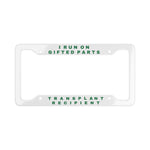 Transplant Recipient License Plate Frame - Organ Donation Gift, Car Accessory, Personalized License Plate Holder, Custom Car Tag Frame, Gift