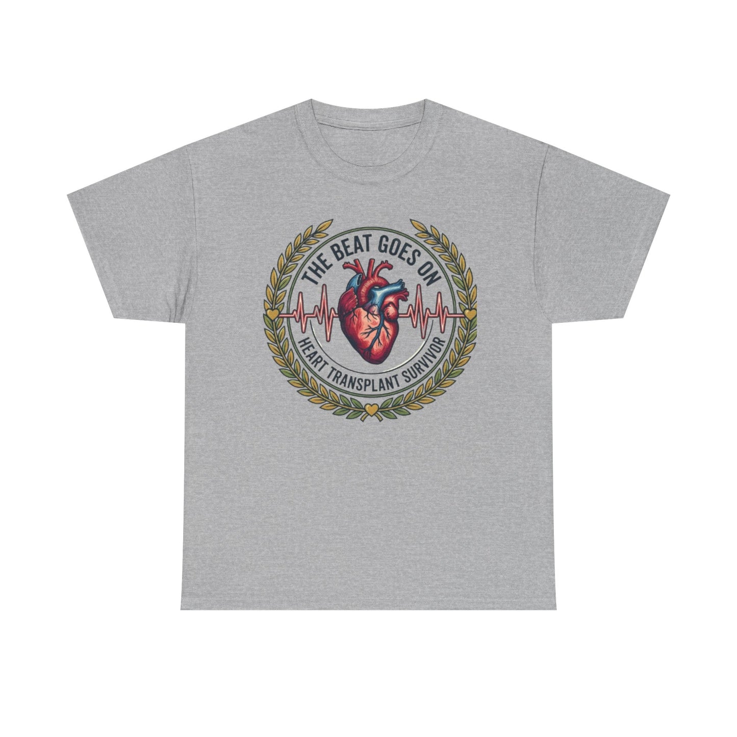 The Beat Goes On Heart Transplant Survivor Tee