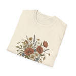 Rustic Wildflower Bouquet Graphic Tee | USAVinyls