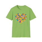 Heart‑Shaped Rubber Duckies Graphic Tee | USAVinyls