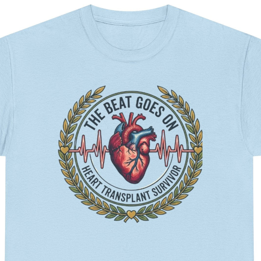 The Beat Goes On Heart Transplant Survivor Tee