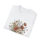 Rustic Wildflower Bouquet Graphic Tee | USAVinyls