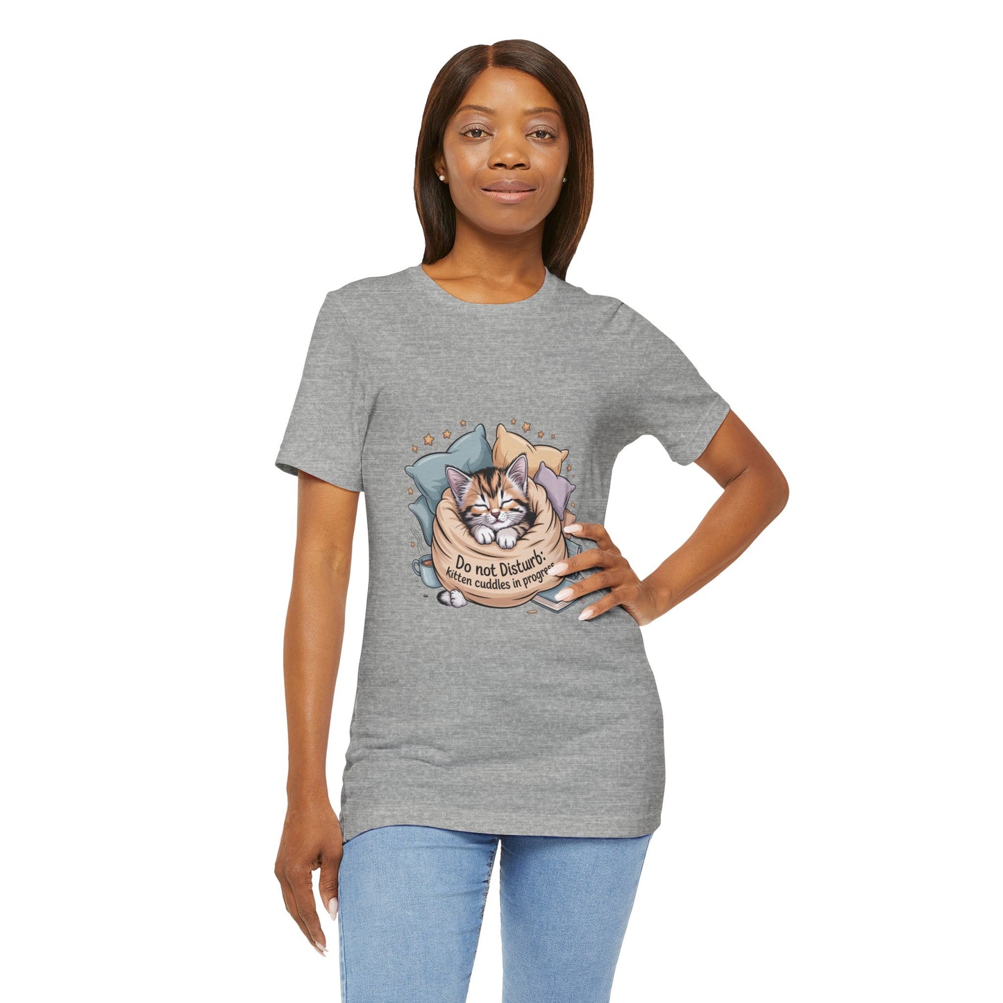 Cat Nap T-Shirt — "Do Not Disturb: Kitten Cuddles in Progress"