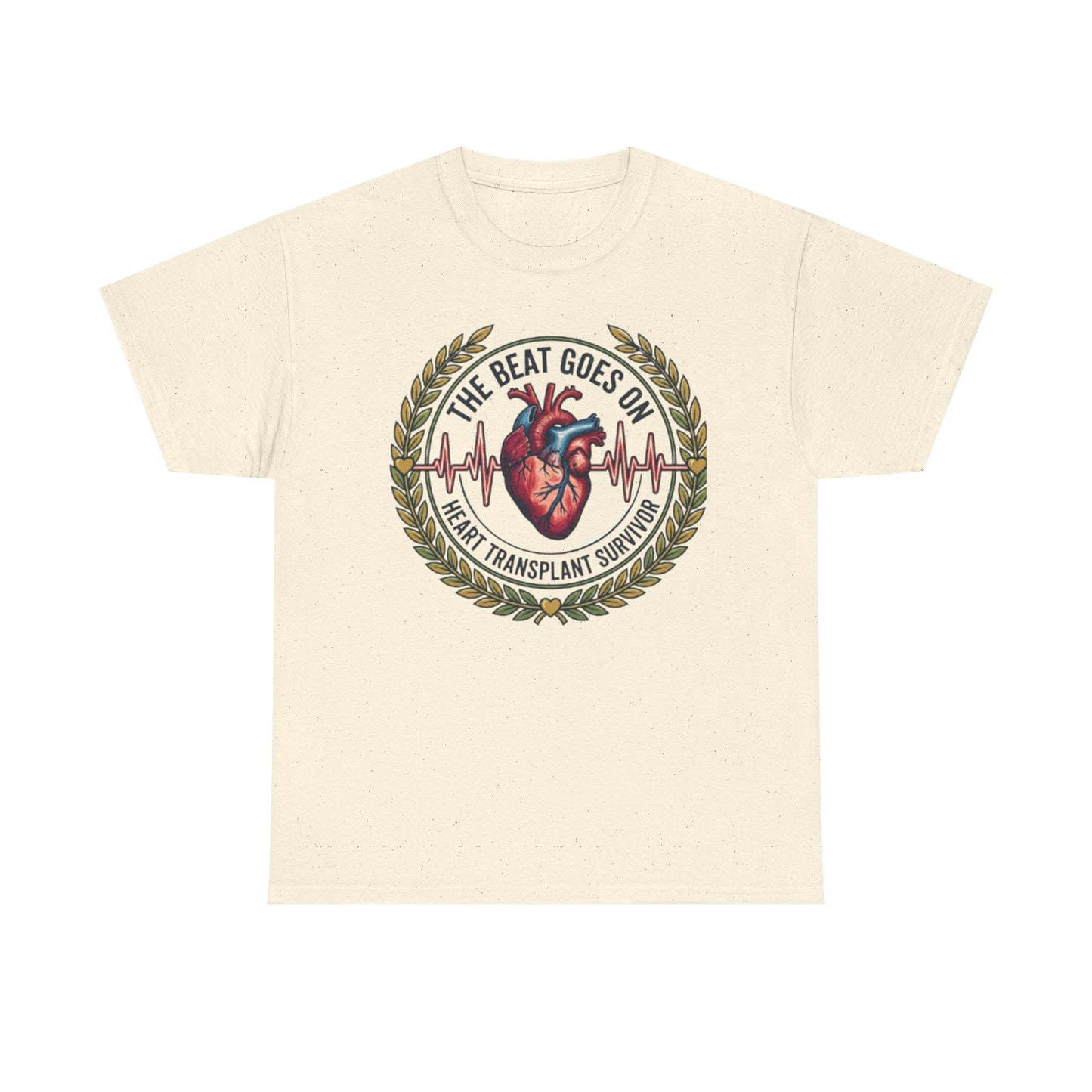 The Beat Goes On Heart Transplant Survivor Tee