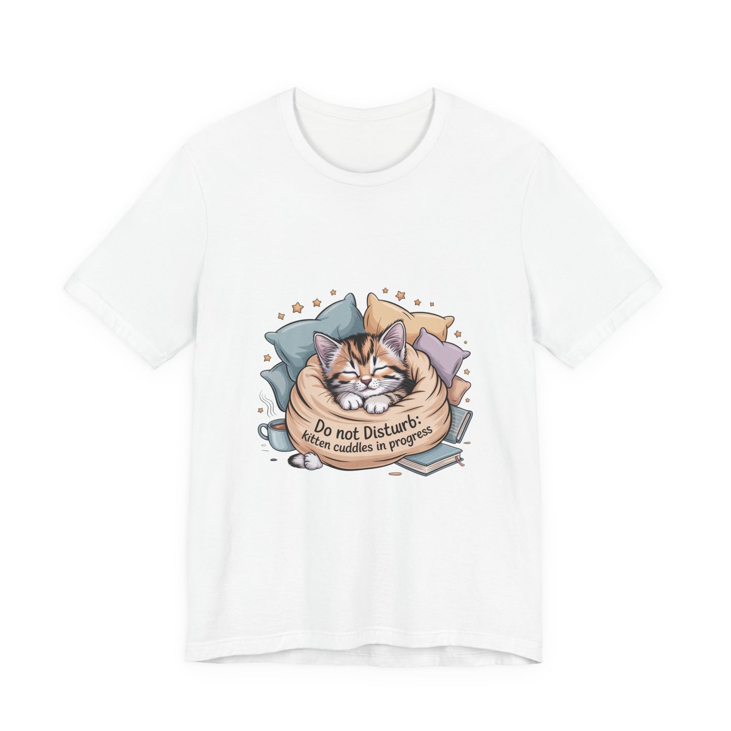 Cat Nap T-Shirt — "Do Not Disturb: Kitten Cuddles in Progress"