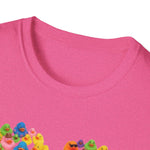 Heart‑Shaped Rubber Duckies Graphic Tee | USAVinyls