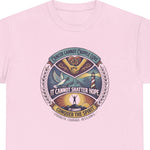 Cancer Cannot Cripple Love Hope Spirit graphic t‑shirt, pink, front view