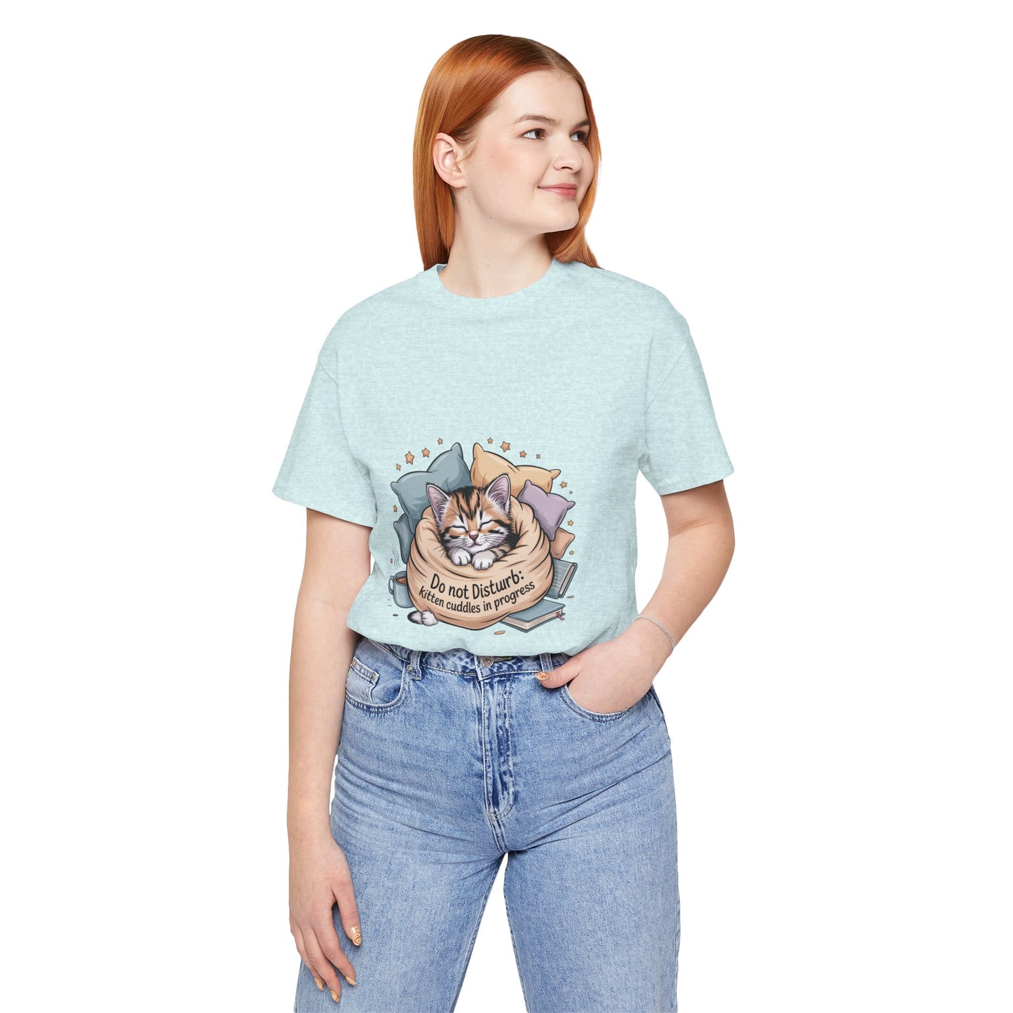 Cat Nap T-Shirt — "Do Not Disturb: Kitten Cuddles in Progress"