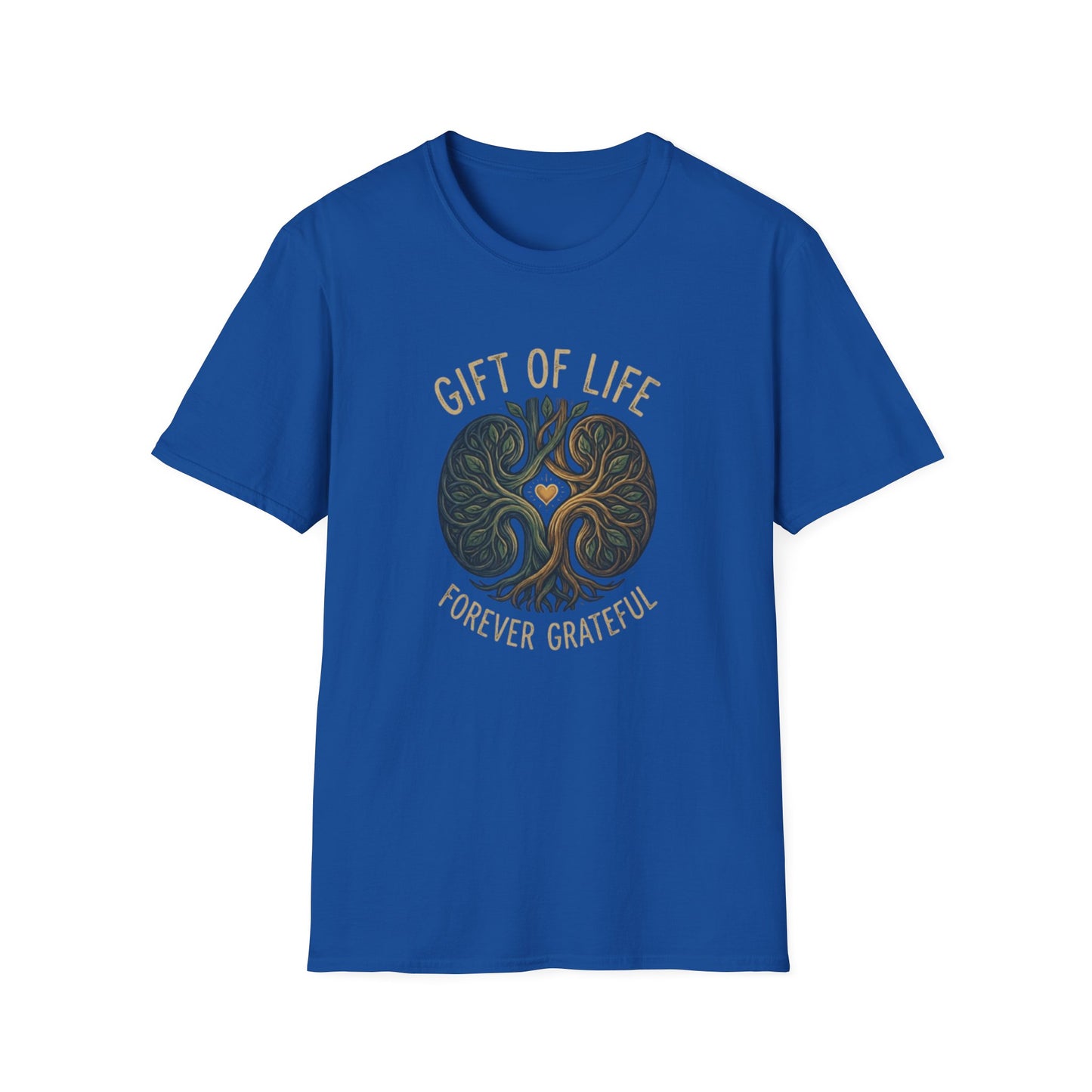Gift of Life Tree Circle T-Shirt | Forever Grateful design
