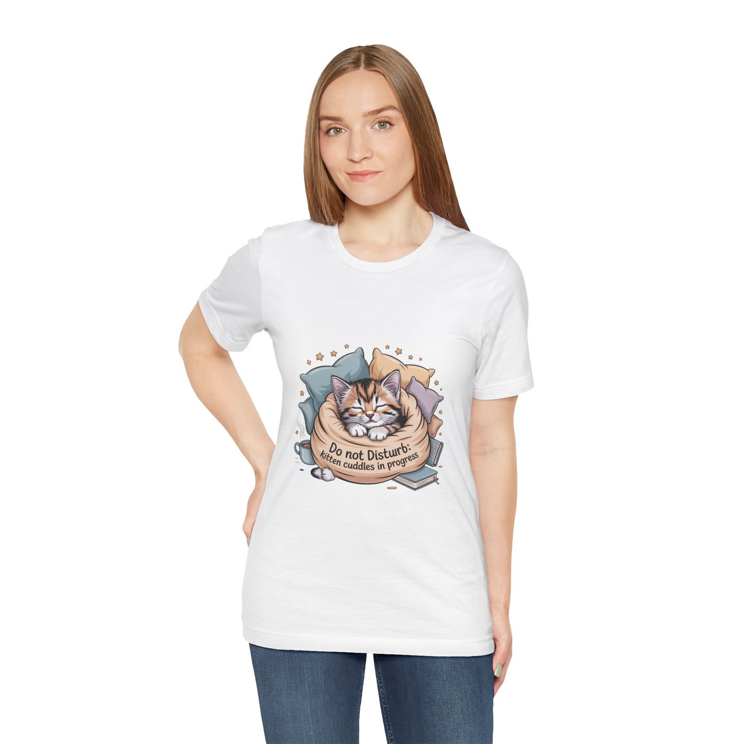 Cat Nap T-Shirt — "Do Not Disturb: Kitten Cuddles in Progress"