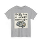 My Life Feels Like a Test I Didn’t Study For Tee | USAVinyls