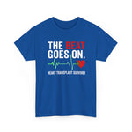 The Beat Goes On Heart Transplant Survivor Tee | USAVinyls