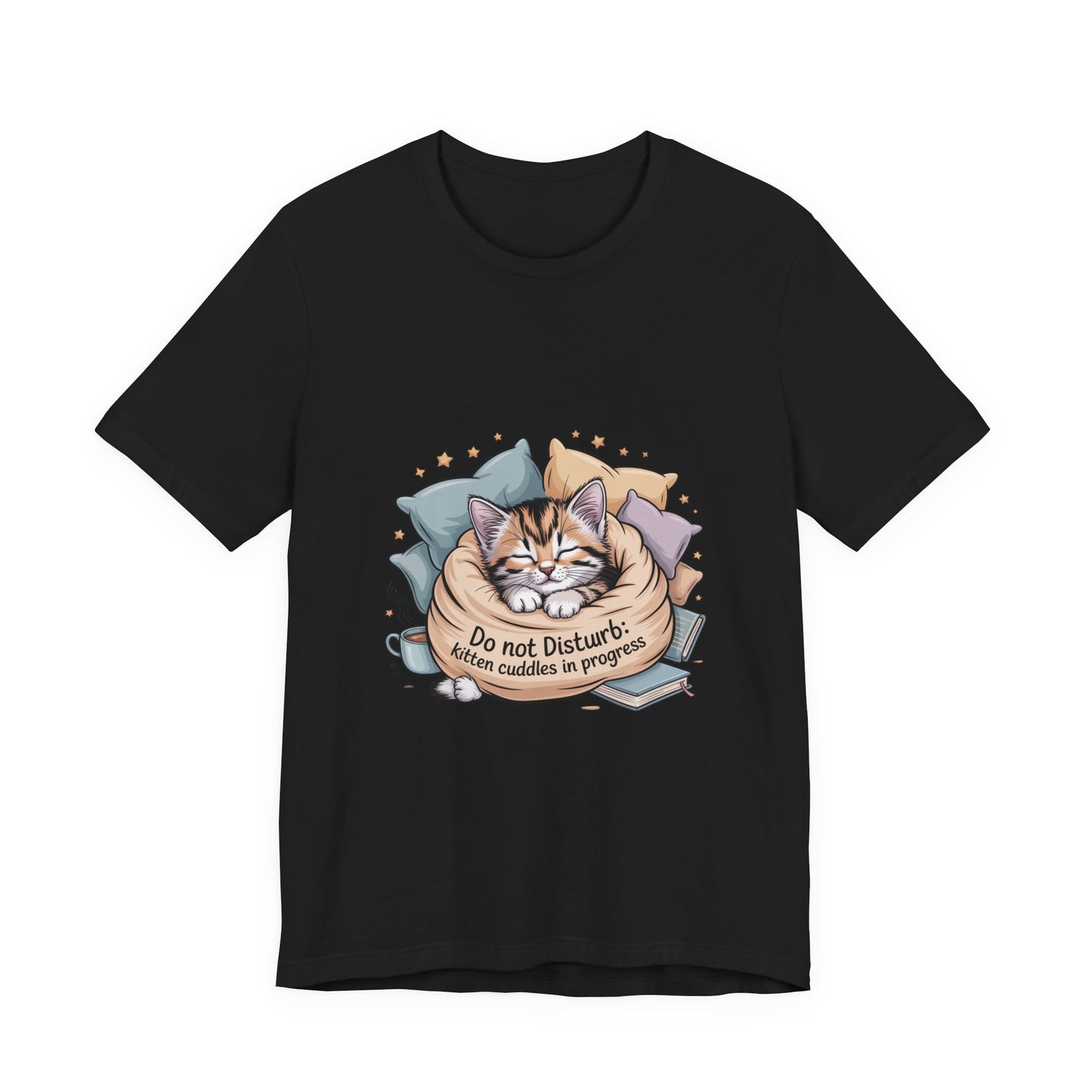 Cat Nap T-Shirt — "Do Not Disturb: Kitten Cuddles in Progress"