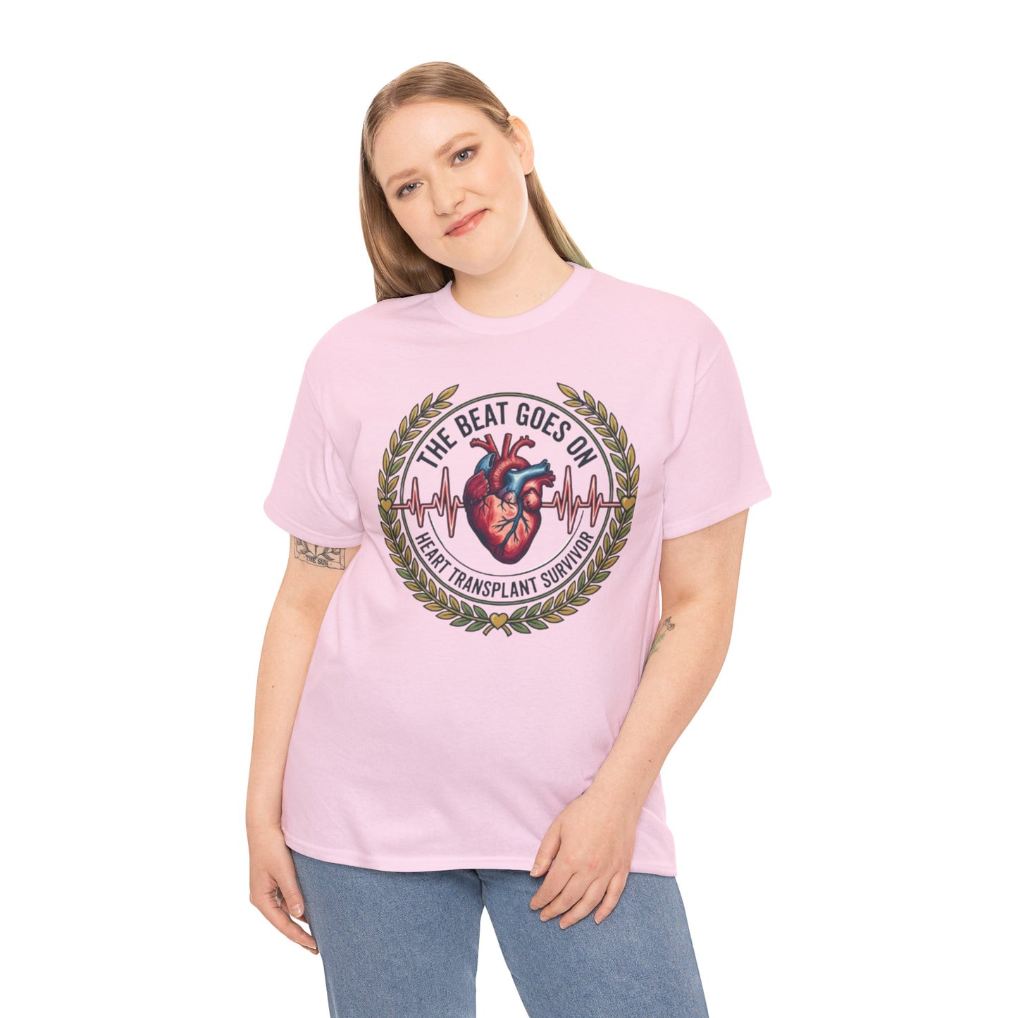 The Beat Goes On Heart Transplant Survivor Tee
