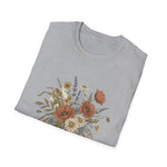 Rustic Wildflower Bouquet Graphic Tee | USAVinyls