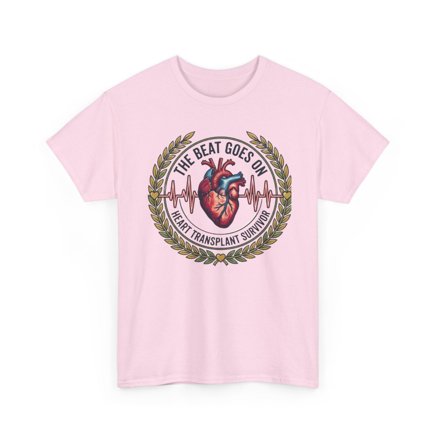 The Beat Goes On Heart Transplant Survivor Tee