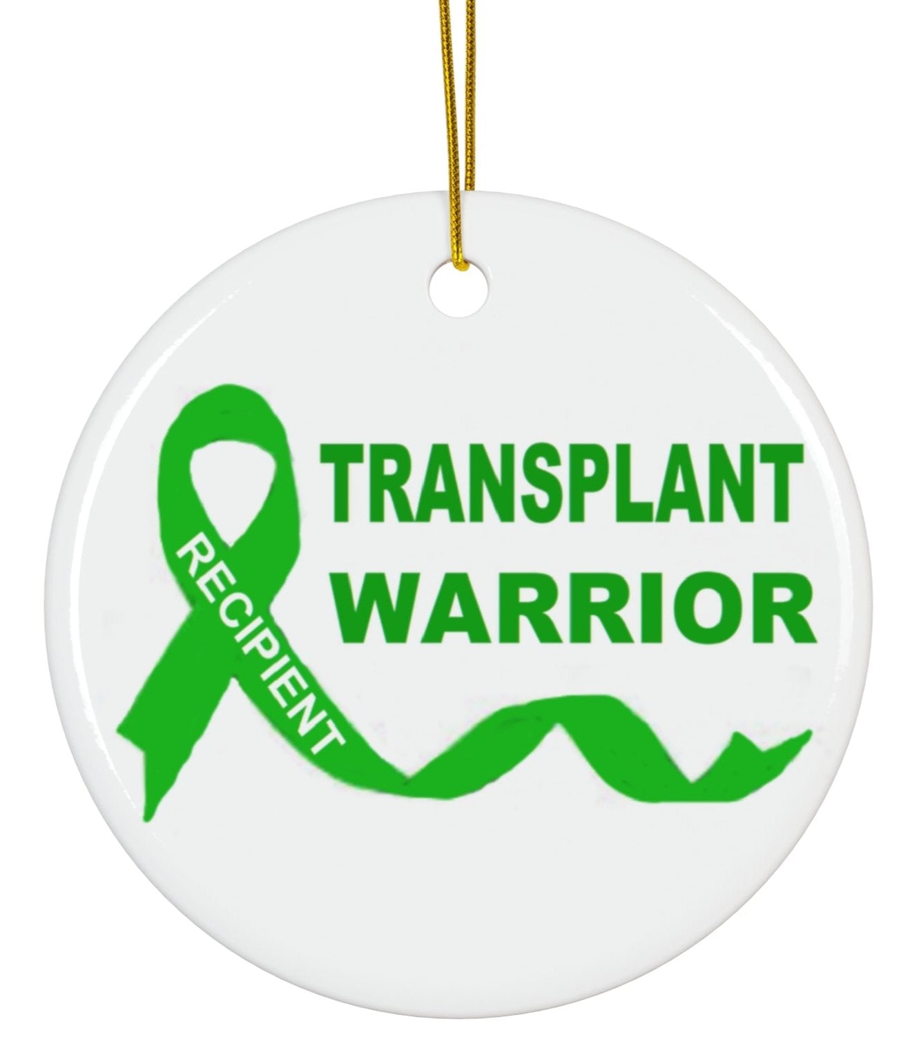 Ceramic Ornament, Transplant Warrior, Organ Donation