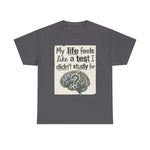 My Life Feels Like a Test I Didn’t Study For Tee | USAVinyls