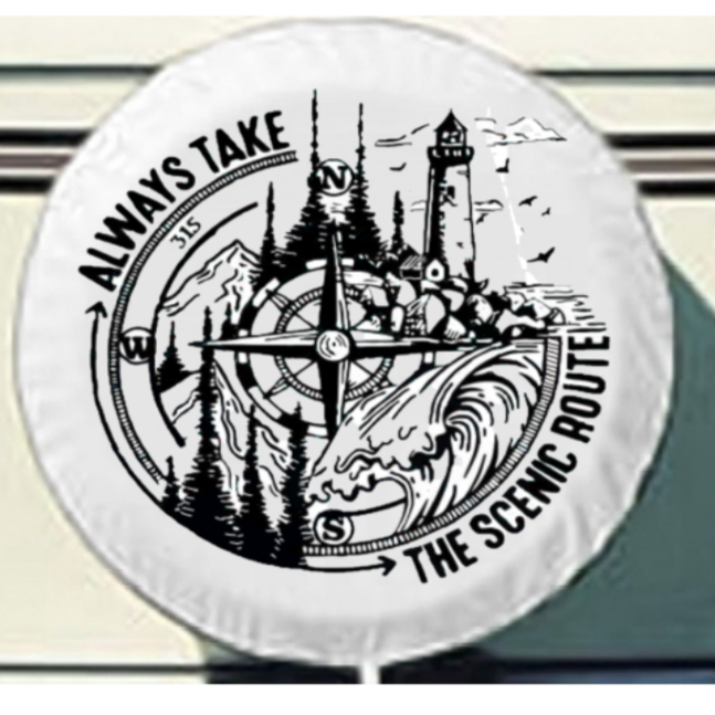 Always Take the Scenic Route Decal