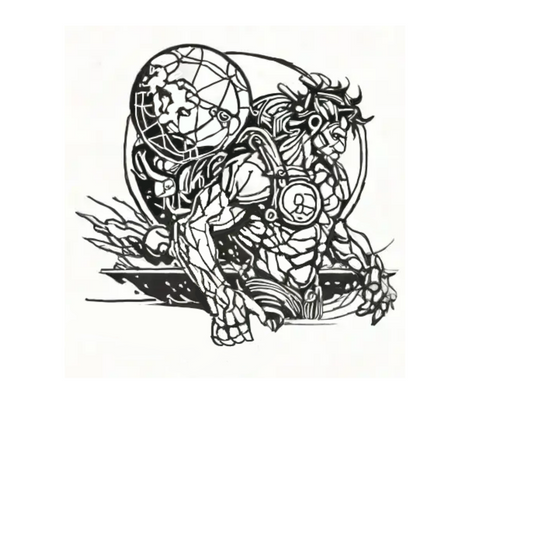 Atlas Decal, Atlas God of War Sticker