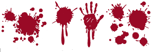 Whats your favorite scary movie?  and blood splatter decals Reserved for Courtney
