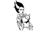 Bride of Frankenstein–Inspired Car/Wall Decal | USAVinyls