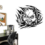 Chucky‑Inspired Horror Decal — 34×29 (Large) | USAVinyls