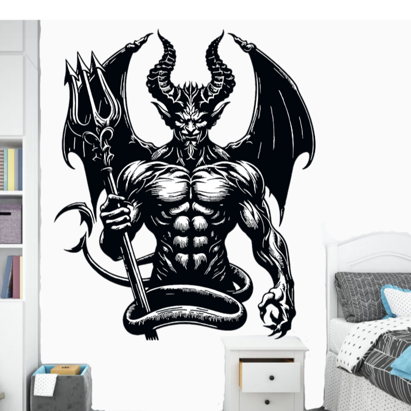 Devil decal