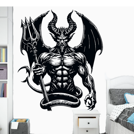 Devil decal