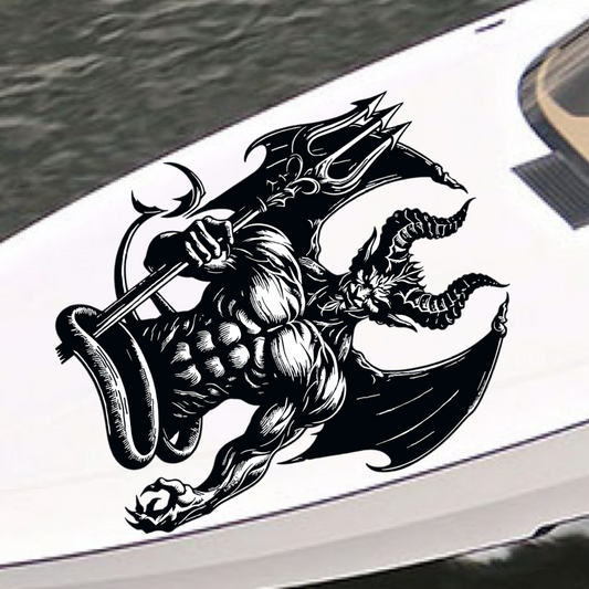 Devil Decal. Devil Wall Art