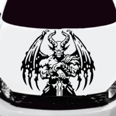 Devil Decal. Devil Wall Art