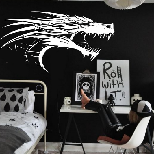 Dragon Auto Accent Decal, Dragon Wall Art