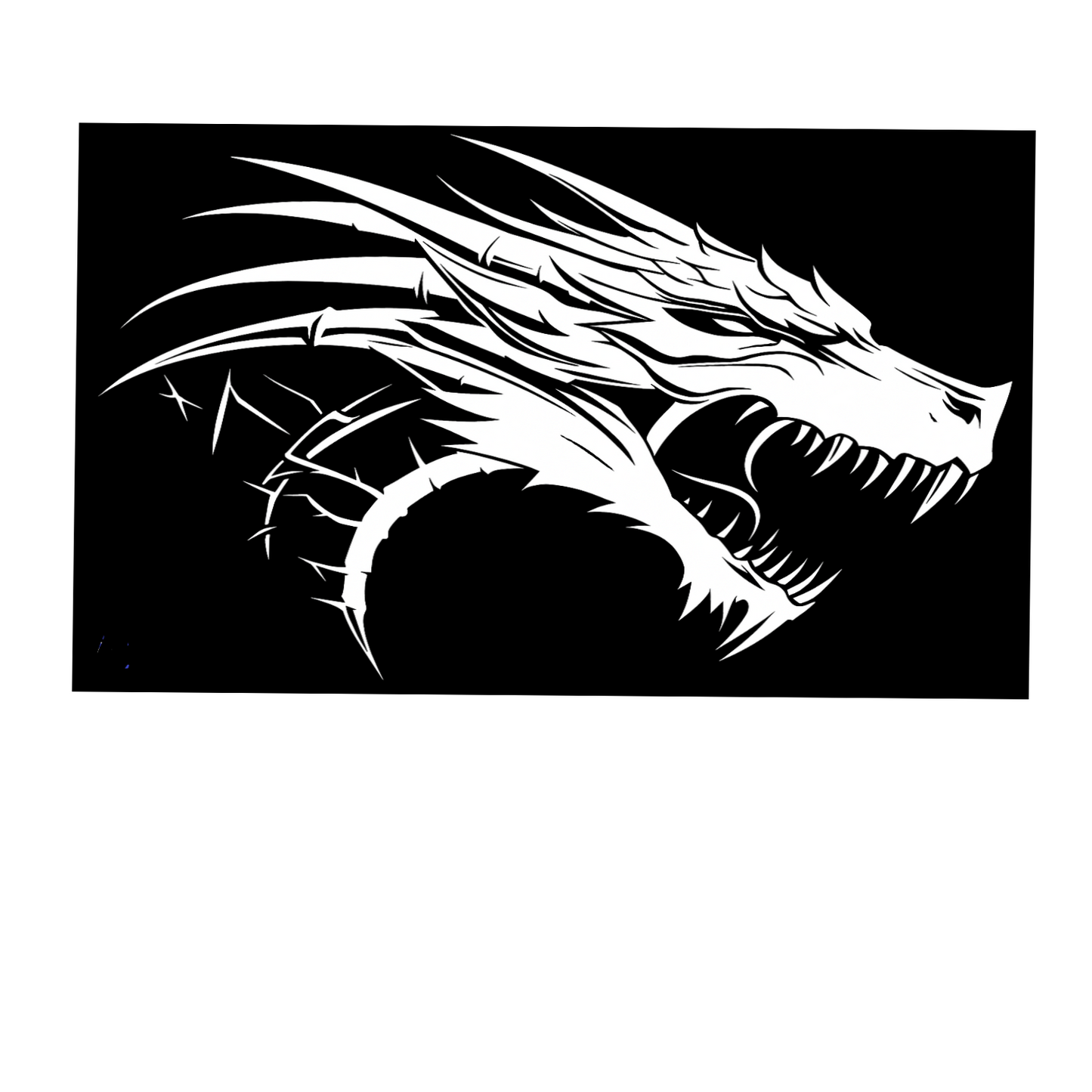 Dragon Auto Accent Decal, Dragon Wall Art